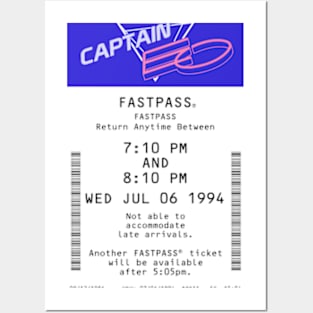 Captain EO Fastpass Posters and Art